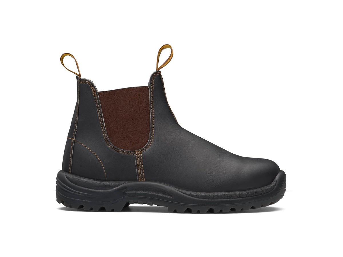 BLUNDSTONE SAFETY BROWN E/S BOOT