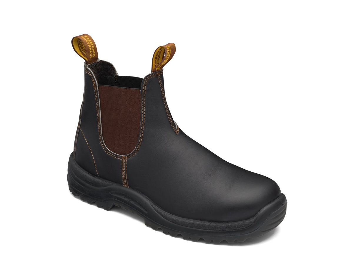 BLUNDSTONE SAFETY BROWN E/S BOOT