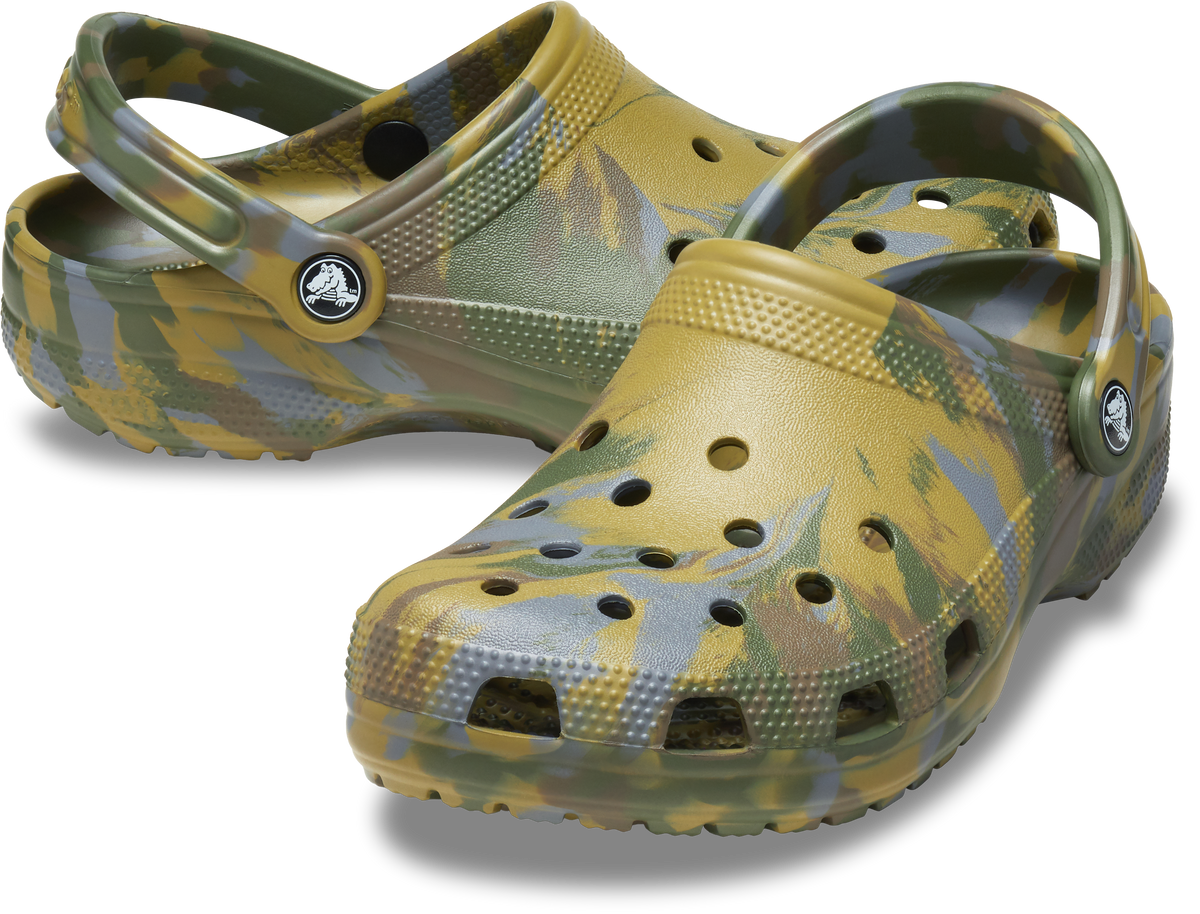 Crocs Classic Aloe Marbled Clogs