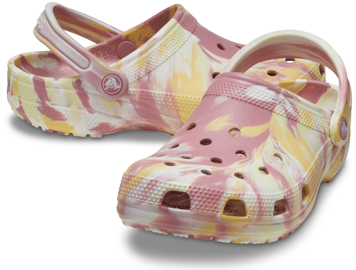 Crocs Classic Daylily Marbled Clogs