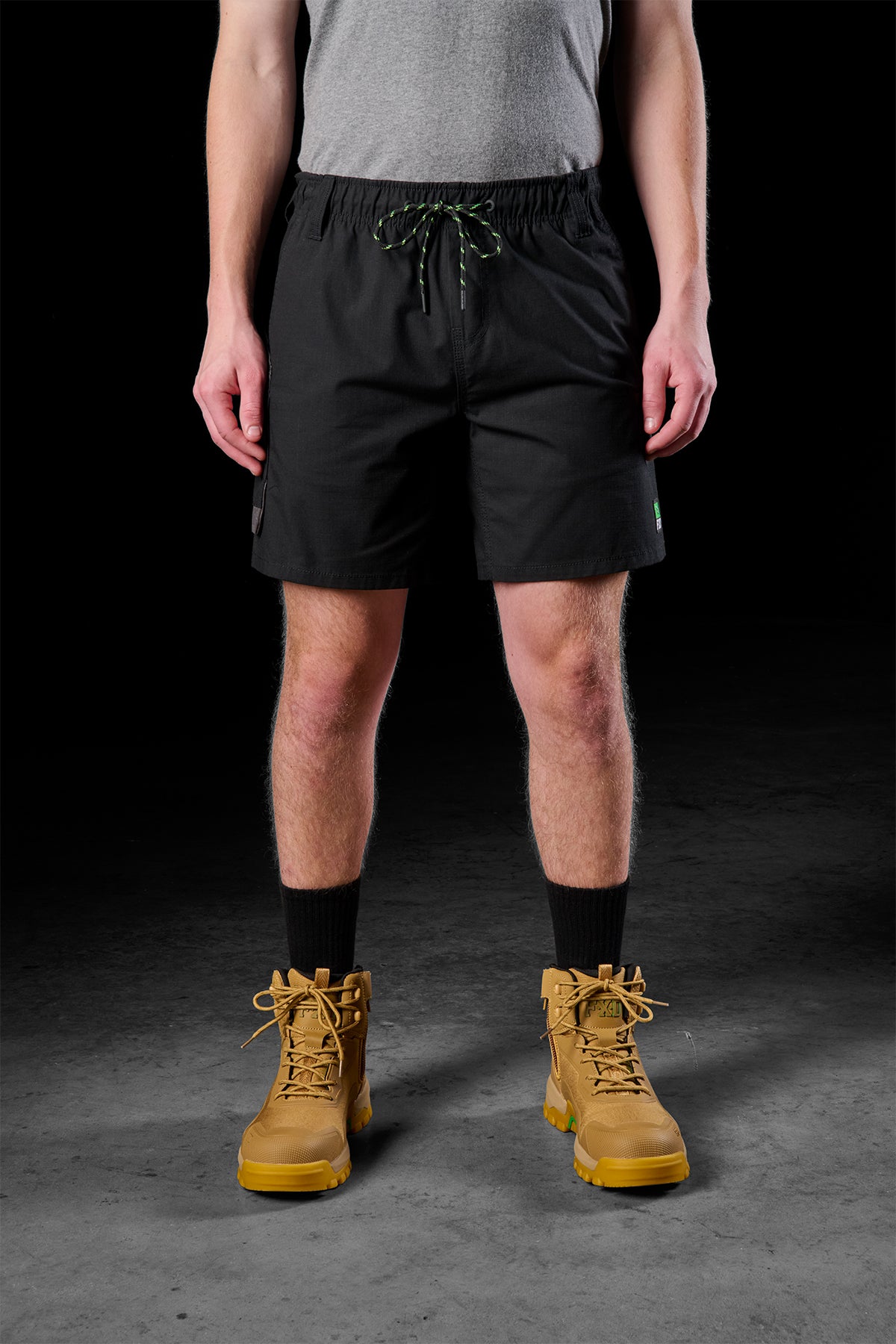 ELASTIC WAIST UTILITY SHORTS