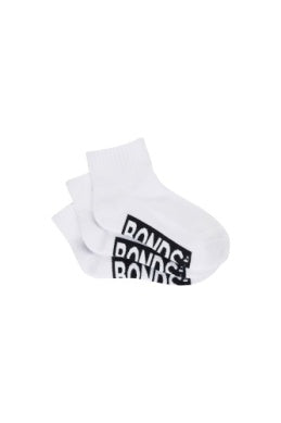 BONDS 1/4 CREW 3PK SOCKS