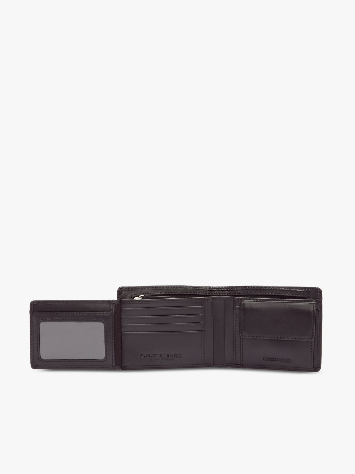 LEATHER WALLET WITH COIN POCKET