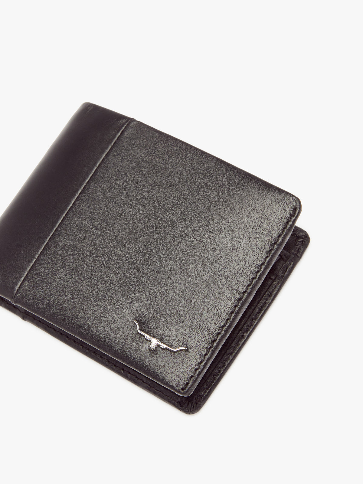 LEATHER WALLET WITH COIN POCKET