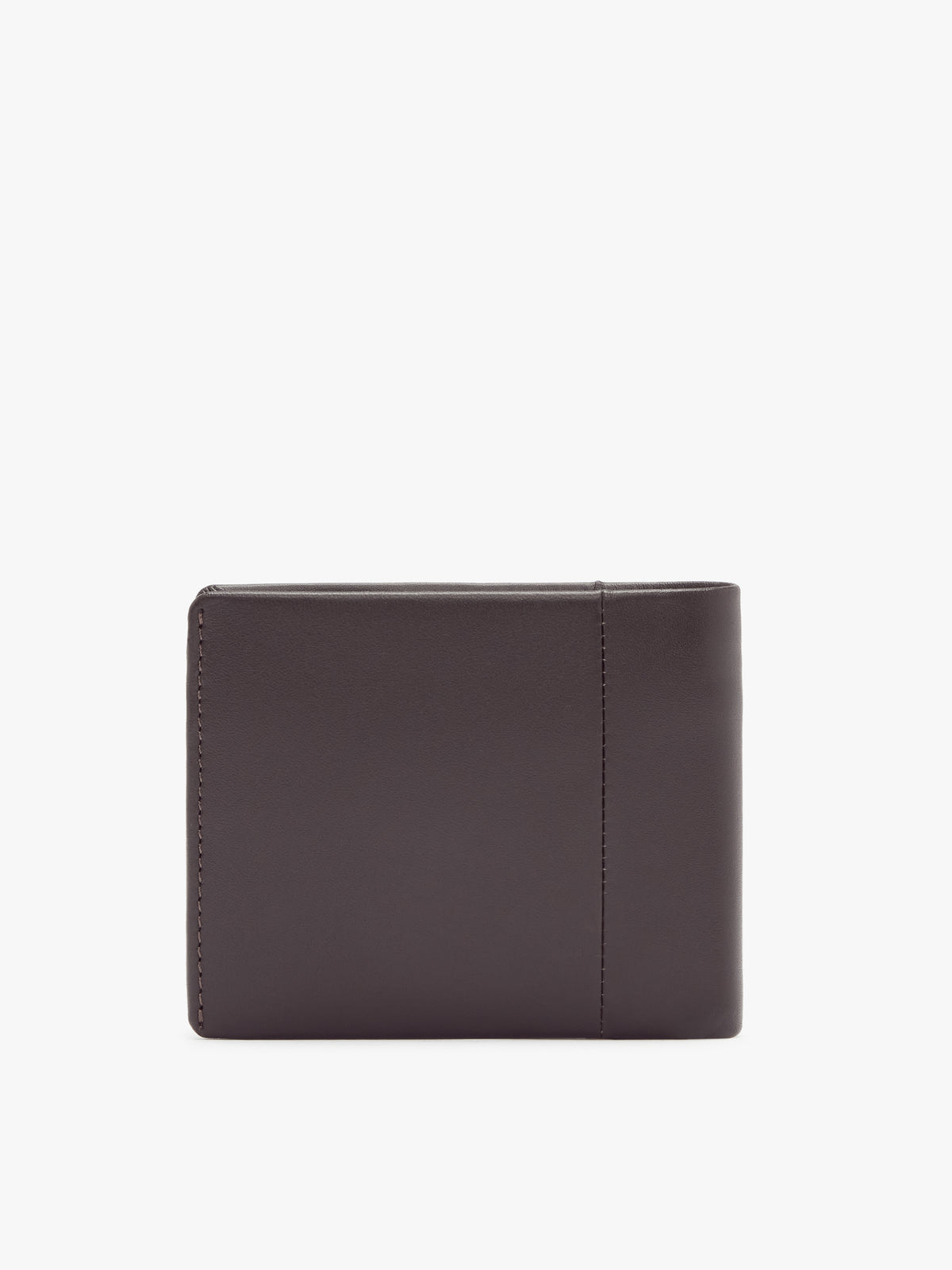 LEATHER WALLET WITH COIN POCKET