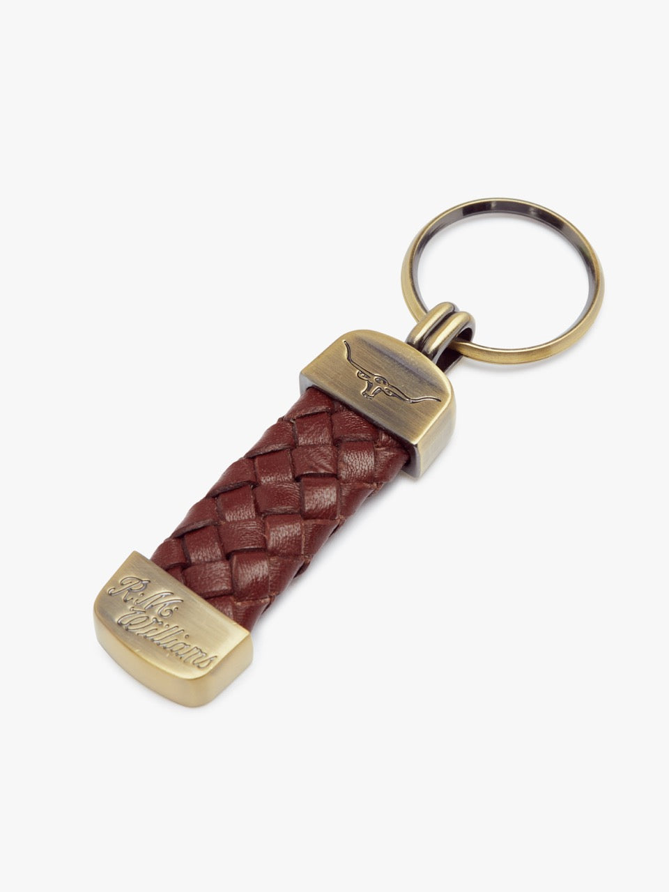 RMW GOLD PLAIT KEYRING